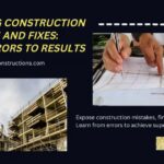 Exposing Construction Mistakes and Fixes: From Errors to Results