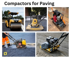 Compactors for paving