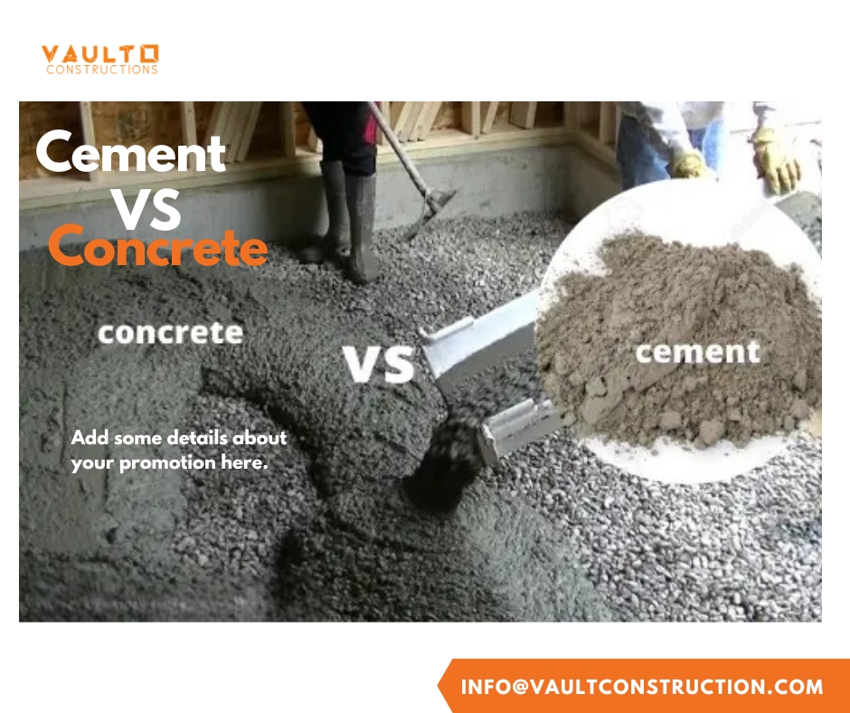 Cement vs Concrete