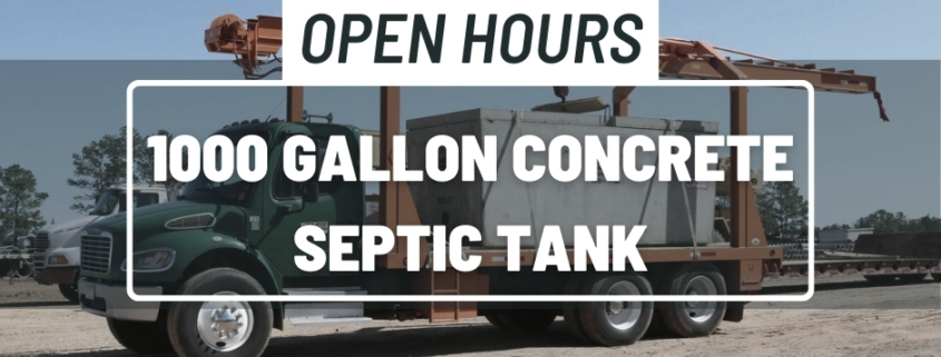 1000 Gallon Concrete Septic Tank