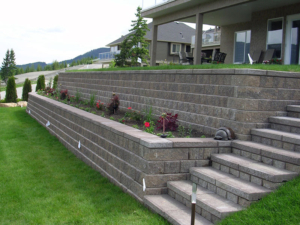 Building a Cinder Block Retaining Wall