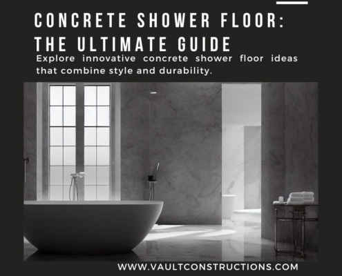 Concrete Shower Floor